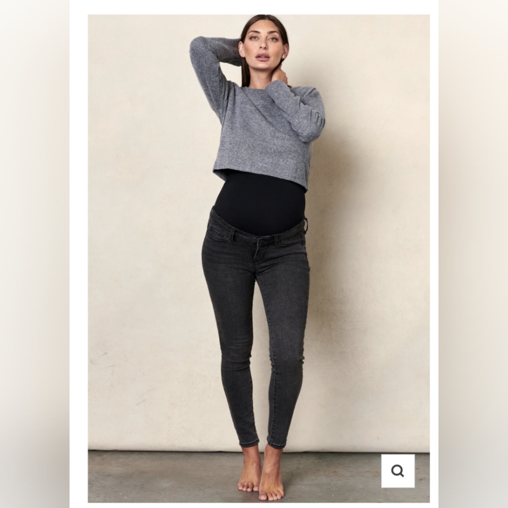 BLANQI Denim Maternity Belly Support Skinny Jeans